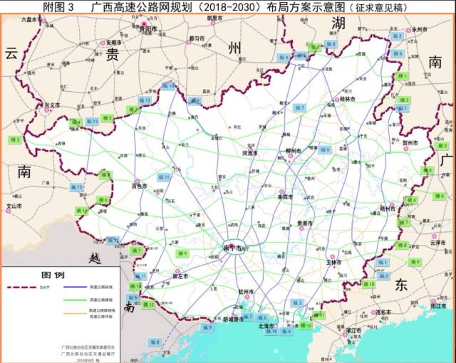 广西高速公路最新地图概览