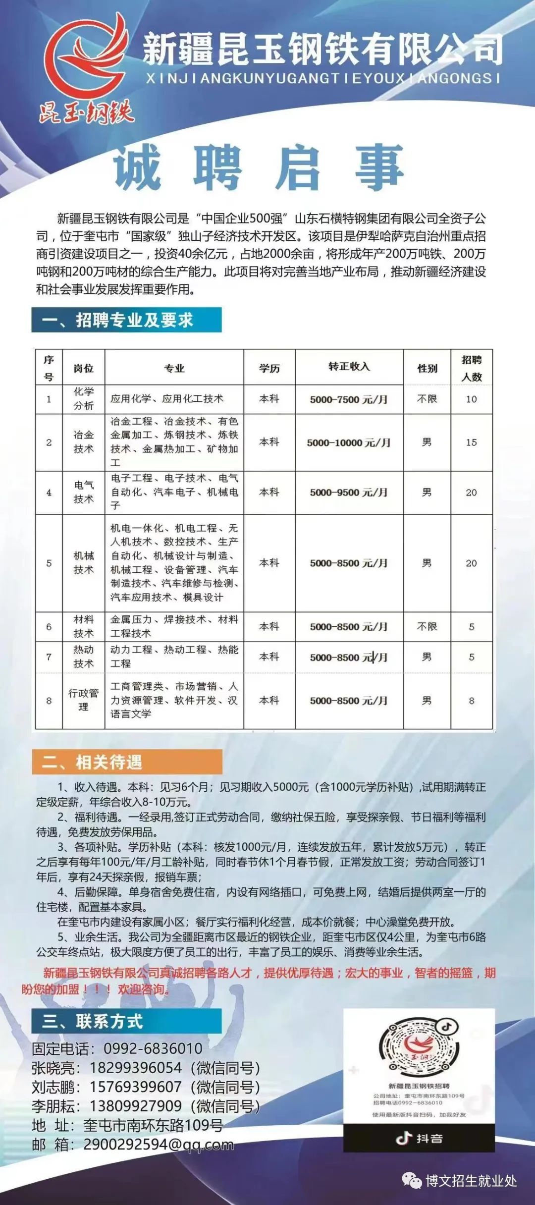 满洲里市科学技术和工业信息化局招聘启事概览